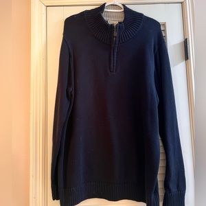 L.L Bean Men’s sweater. Size Large Tall. Navy Blue